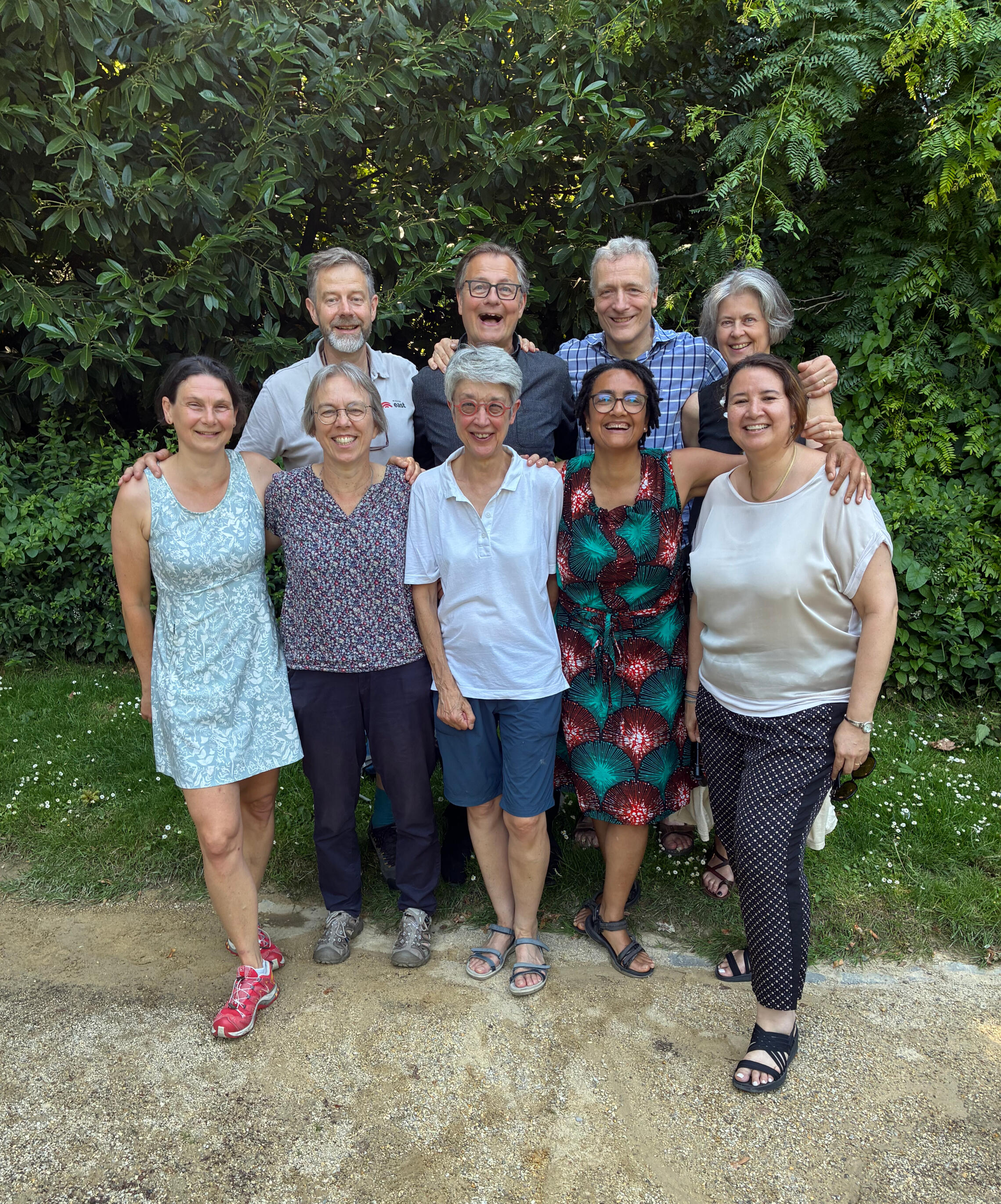 Photo of some of the current members of the cohousingcrew